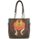 Classic Western Hat Embroidered Concealed Tote Bag - PTF17590