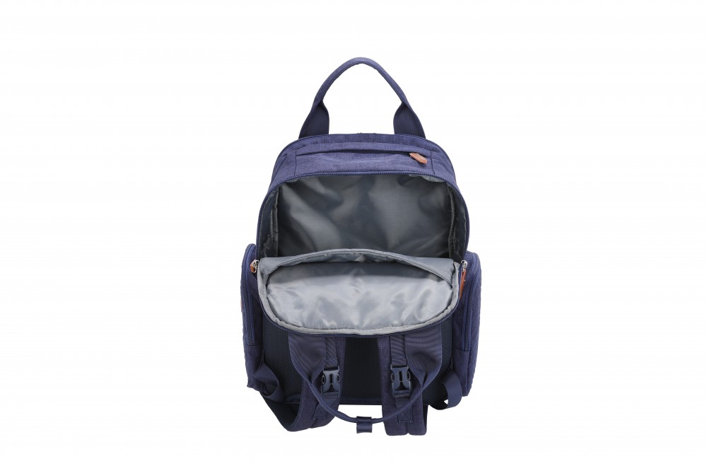 BLUE MULTIPOCKET AND FUNCTION MOMMY BACKPACK - Click Image to Close