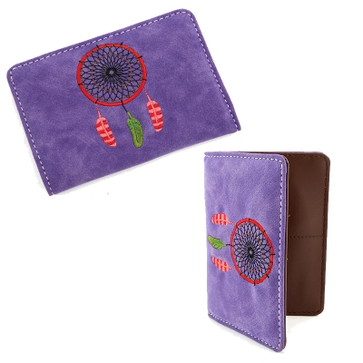 Purple Western Small Card Wallet - PTF17328