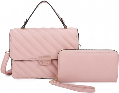 PINK 2 IN 1 ELEGENT STYLISH MESSENGER SET