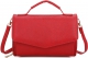 RED FASHION ZIPPER CLOSURE MESSENGER