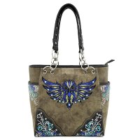 Classic Western Eagle Embroider Handbag Bag - PTF07211