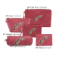 Red Wine Travel Makeup Wallet Pouch Bag Close Out - 5 piece Set