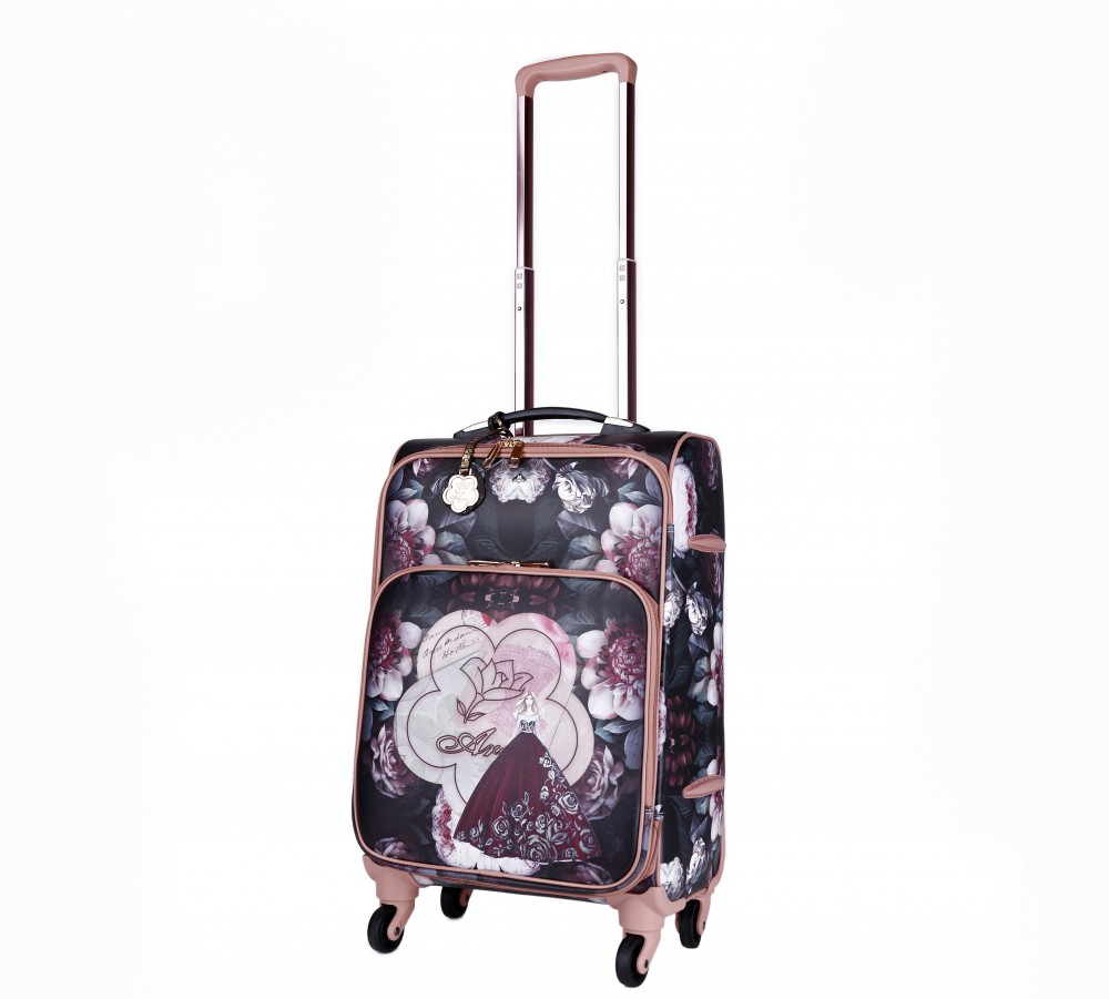 Black Arosa Dreamers Carry-On Luggage Roller - BGL6999 - Click Image to Close