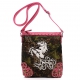 Fuchsia 'Horse & Nature' Western Messenger Bag - FML29 4699