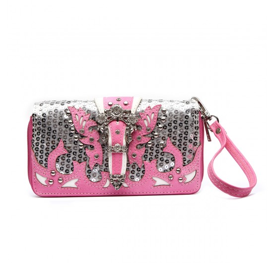 Fuchsia Western Hard Case Collection Wallet - OAL2 300 - Click Image to Close